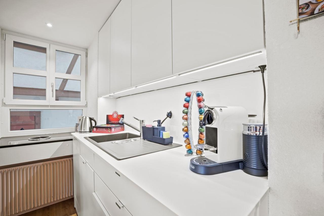 True Basel - Zentral I Terrasse Mit Rheinblick Apartment Exterior photo
