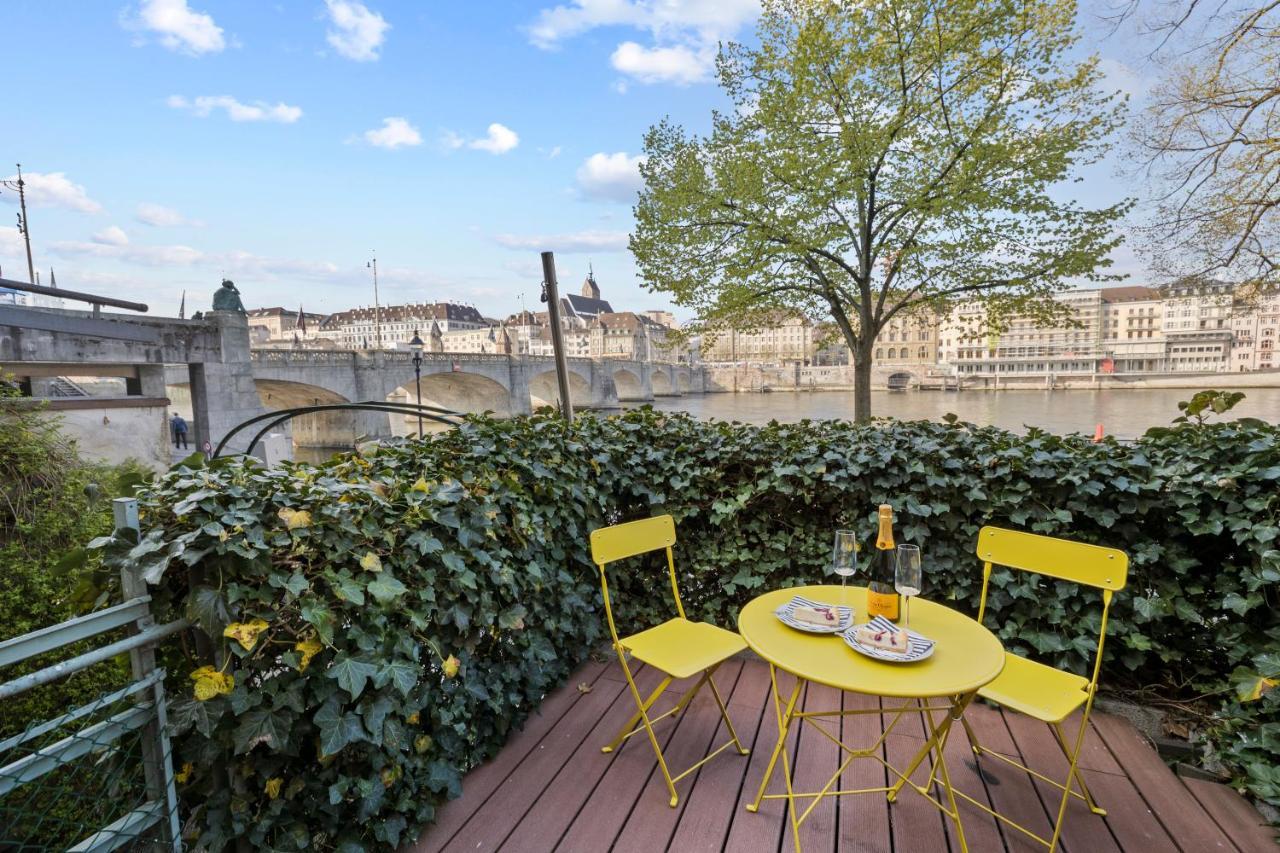 True Basel - Zentral I Terrasse Mit Rheinblick Apartment Exterior photo