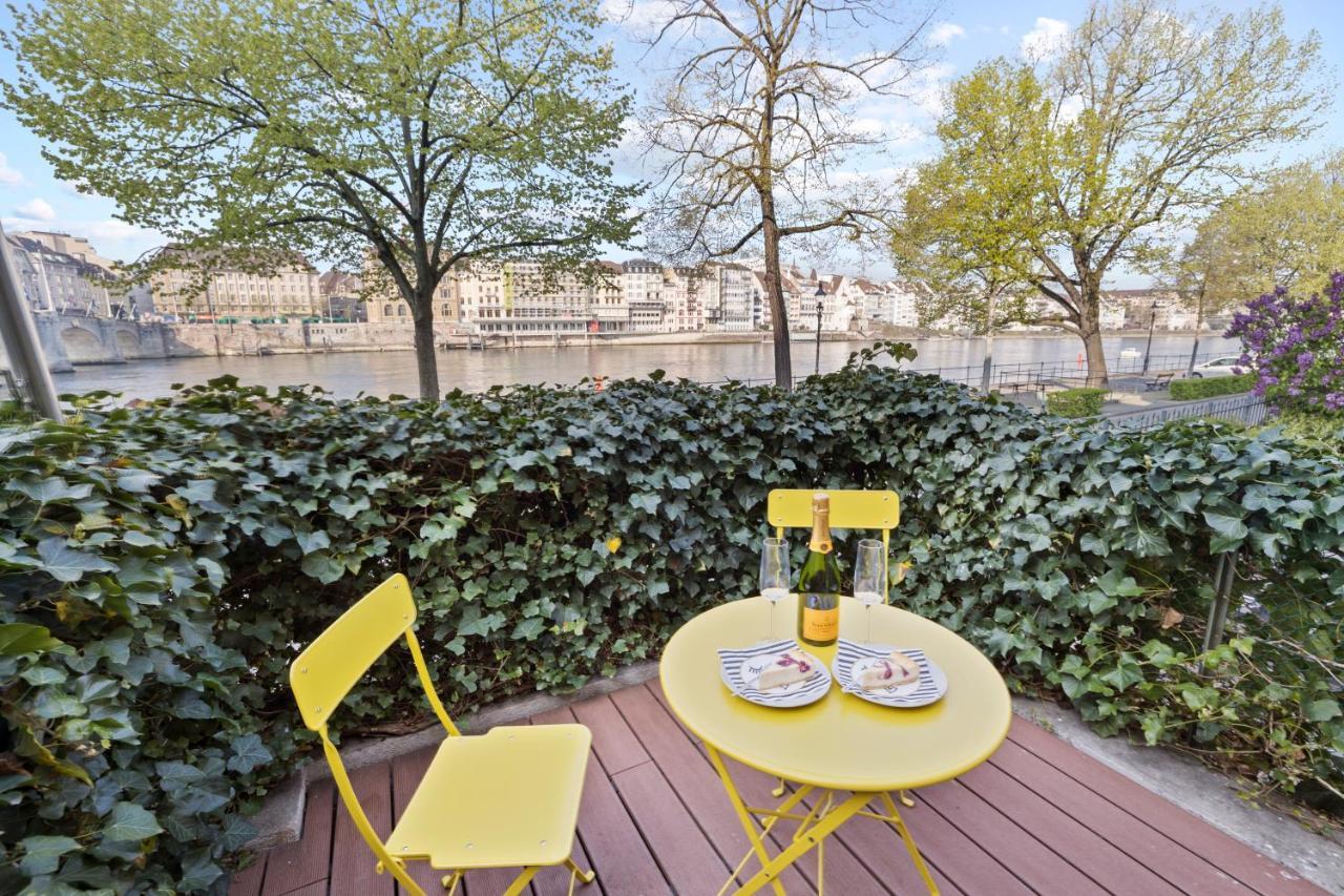 True Basel - Zentral I Terrasse Mit Rheinblick Apartment Exterior photo